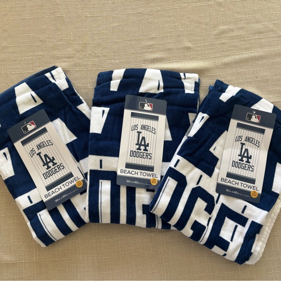 Wincraft Other - LA Dodgers Beach Towels 3 Pack Bundle MLB Pool Beach Towels New